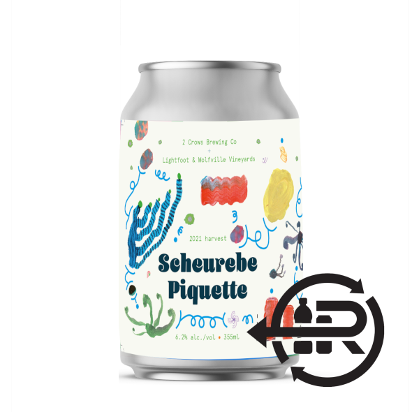 2 Crows Scheurebe Piquette (2021 Harvest) - Craft Central