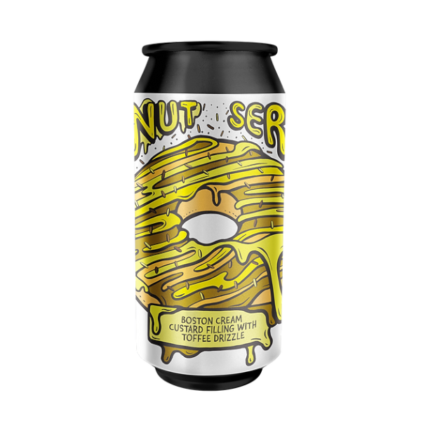 Amundsen Donut Series: Boston Cream Custard Filling With Toffee Drizzle Amundsen Donut Series: Boston Cream Custard Filling With Toffee Drizzle