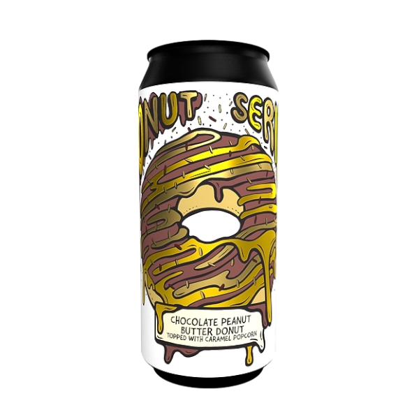 Amundsen Donut Series: Chocolate Peanut Butter Donut Topped With Caramel Popcorn Amundsen Donut Series: Chocolate Peanut Butter Donut Topped With Caramel Popcorn