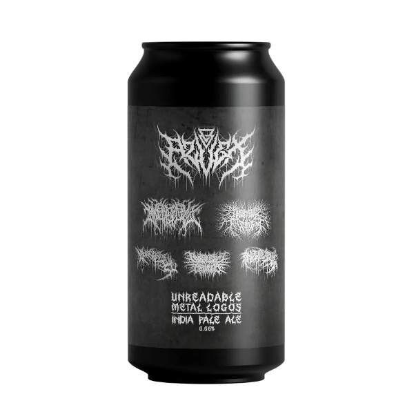 Unreadable Metal Logos