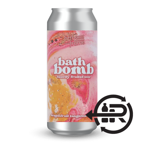 Fifth Frame Bath Bomb: Dragonfruit Tangerine Banana Fifth Frame Bath Bomb: Dragonfruit Tangerine Banana