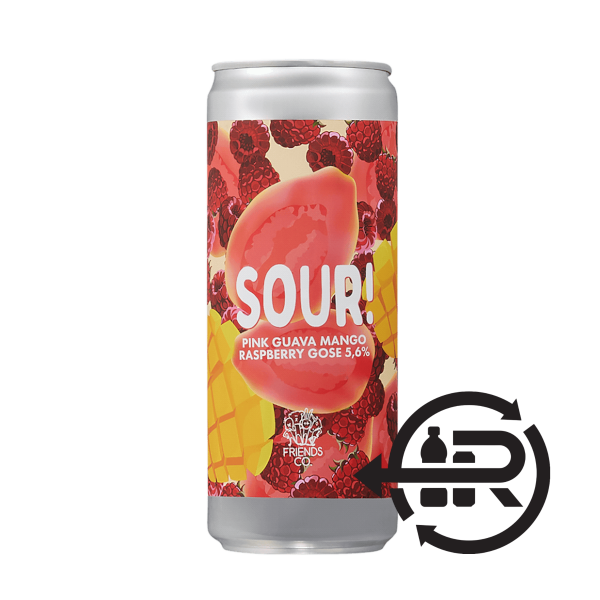 Friends Company Sour! Pink Guava Mango Raspberry - Craft Central