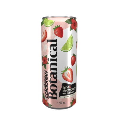 ColdBrew Botanical: Lime & Strawberry with Hibiscus