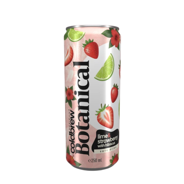ColdBrew Botanical: Lime & Strawberry with Hibiscus