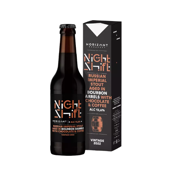 Horizont Night Shift 2022: Russian Imperial Stout Aged In Bourbon Barrels With Chocolate & Coffee - Craft Central