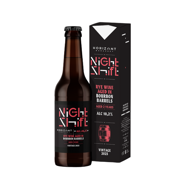 Horizont Night Shift 2023: Rye Wine Aged In Bourbon Barrels Horizont Night Shift 2023: Rye Wine Aged In Bourbon Barrels