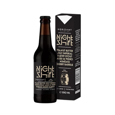 Night Shift 2025: Peanut Butter Jelly Imperial Pastry Stout Aged In Pedro Ximénez Sherry Barrels