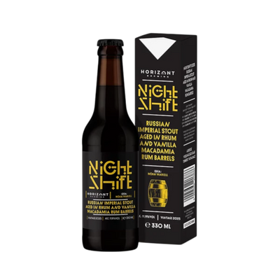 Night Shift 2025: Russian Imperial Stout Aged In Rhum And Vanilla Macadamia Rum Barrels