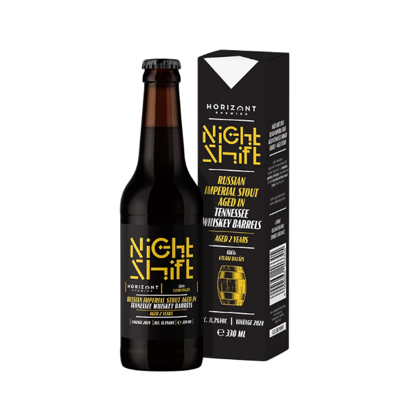 Night Shift 2024: Russian Imperial Stout Aged In Tennessee Whiskey Barrels