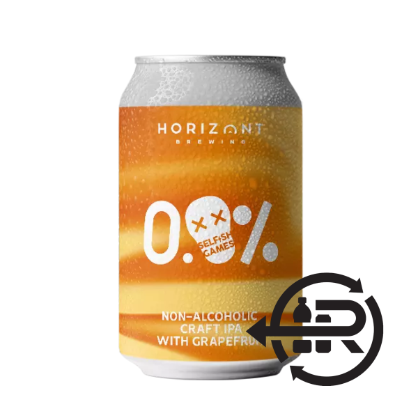 Horizont Grapefruit Non Alcoholic Craft IPA (Selfish Games) - Craft Central