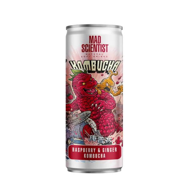 Raspberry & Ginger Kombucha