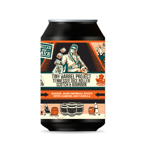 Mad Scientist Tiny Barrel Project: Tennessee Dice Roller Scotch & Bourbon Mad Scientist Tiny Barrel Project: Tennessee Dice Roller Scotch & Bourbon