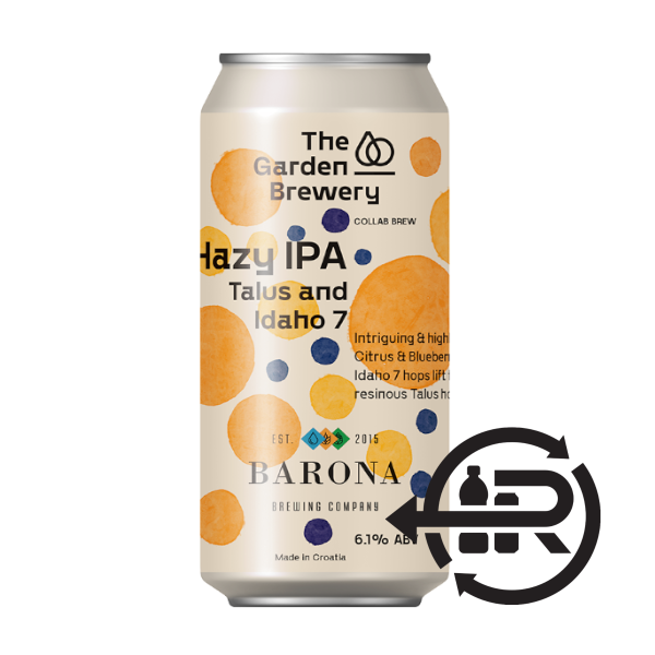 The Garden & Barona Hazy IPA (Talus & Idaho 7) - Craft Central