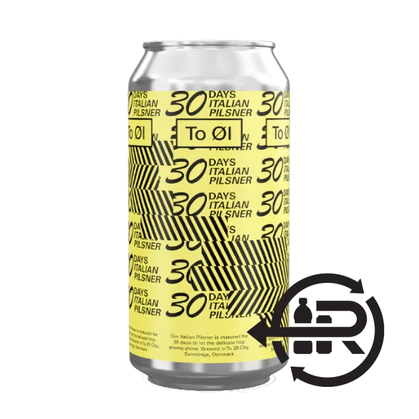 To Øl 30 Days Italian Pilsner To Øl 30 Days Italian Pilsner