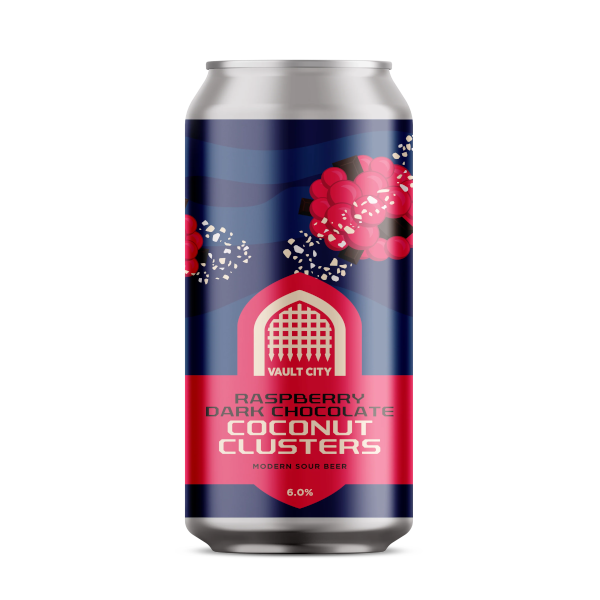 Vault City Raspberry Dark Chocolate Coconut Clusters Vault City Raspberry Dark Chocolate Coconut Clusters