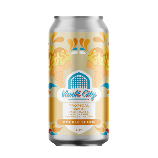 Tropical Swirl Double Scoop